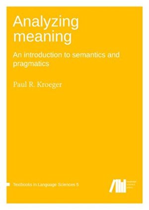 Analyzing Meaning