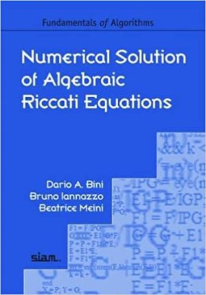 Numerical solution of algebraic Riccati equations