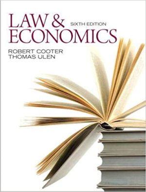 Law and Economics 6th Edition