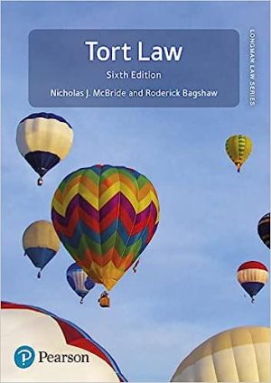 Tort Law by Roderick Bagshaw 6th Edition