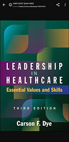 Leadership in Healthcare 3rd Edition