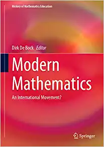 Modern Mathematics An International Movement