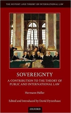 Sovereignty A Contribution to the Theory of Public and International Law
