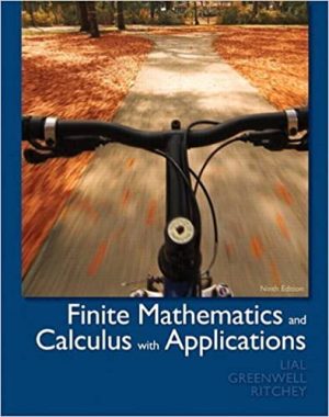Finite mathematics and calculus with applications  9th Edition