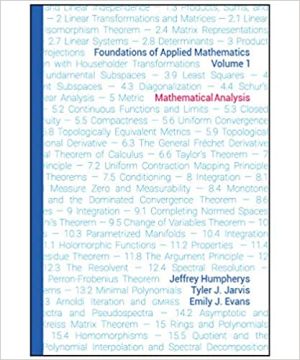 Foundations of Applied Mathematics Volume 1 Mathematical Analysis
