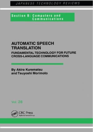 Automatic Speech Translation Japanese Technology Reviews