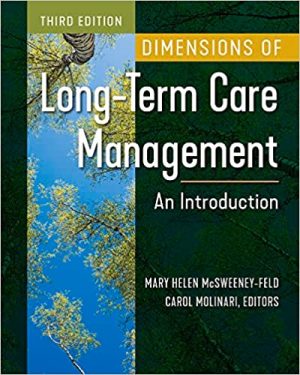 Dimensions of Long Term Care Management An Introduction 3rd Edition