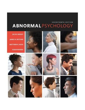 Abnormal Psychology 17th Edition
