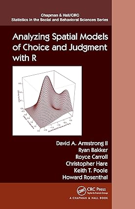 Analyzing Spatial Models of Choice and Judgment with R