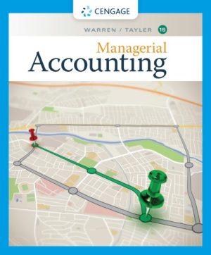 Managerial Accounting 15th Edition By Carl S Warren