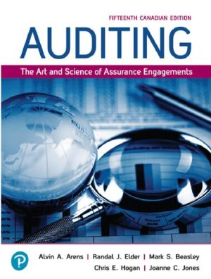 Auditing The Art and Science of Assurance Engagements	15th Edition